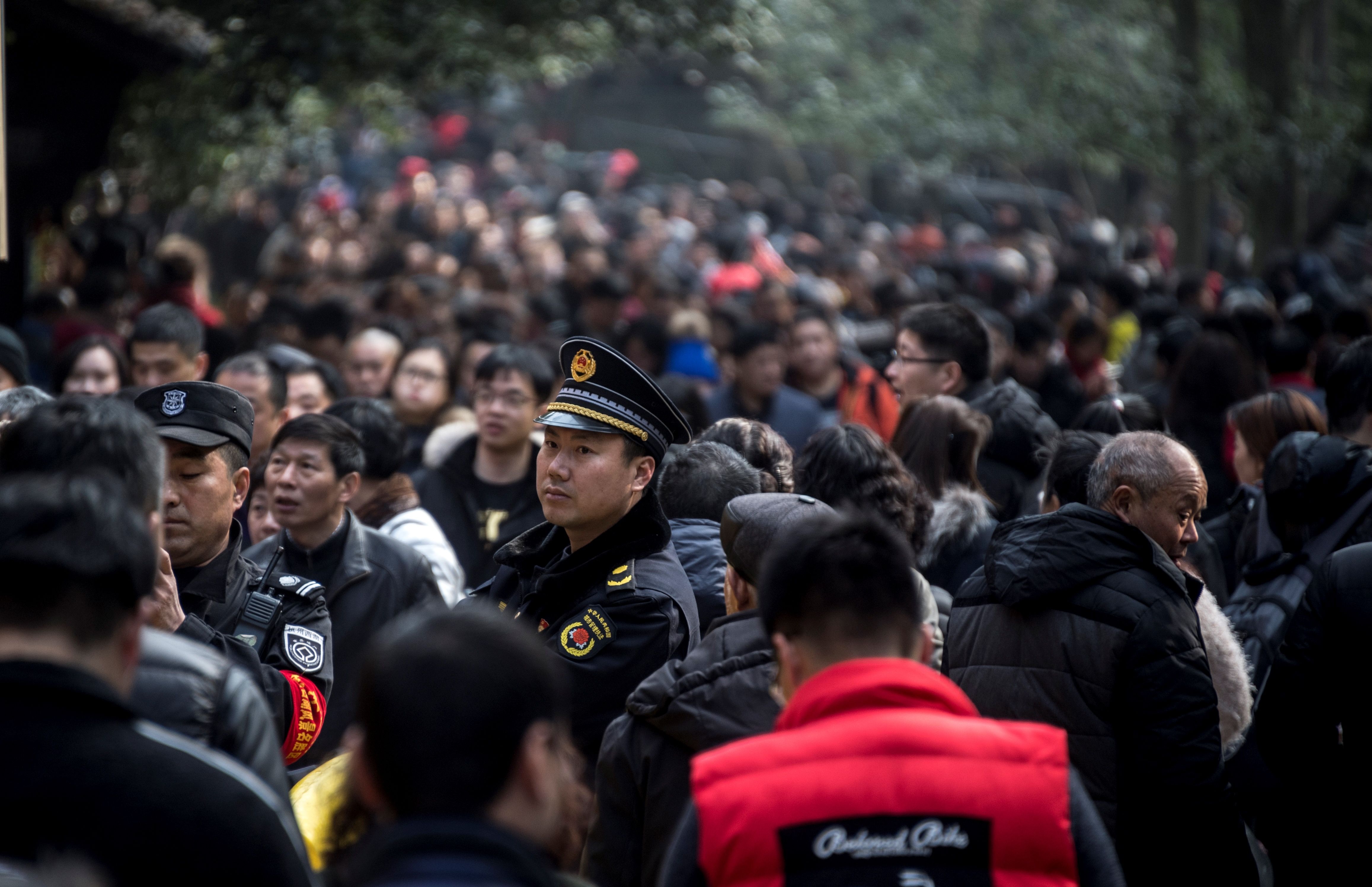 الشرطة الصينية تؤمن احتفالات السنة القمرية الجديدة