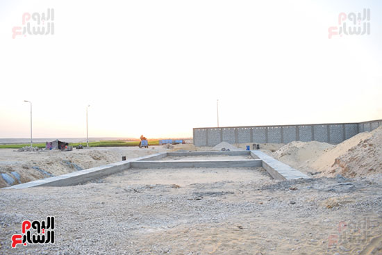 اعمال البناء في حلم مدينة البغدادي الصناعية