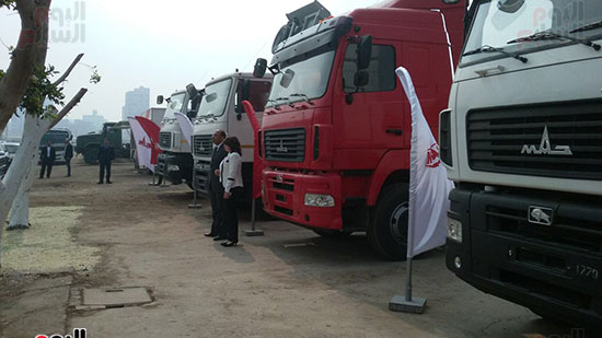 العصار وعدد من الوزراء يفتتحون خط إنتاج الشاحنات ماز بشركة حلوان للآلات  (4)
