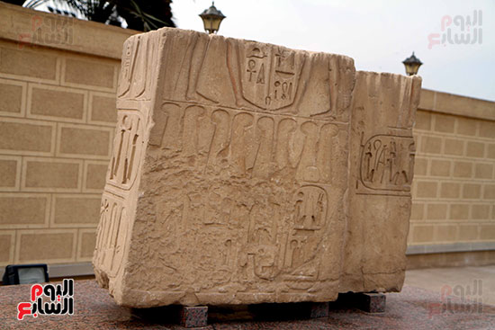 وزير الآثار يفتتح أعمال تطوير متحف مسلة سنوسرت الأول بالمطرية (4)