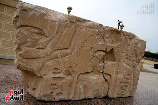 وزير الآثار يفتتح أعمال تطوير متحف مسلة سنوسرت الأول بالمطرية (5)