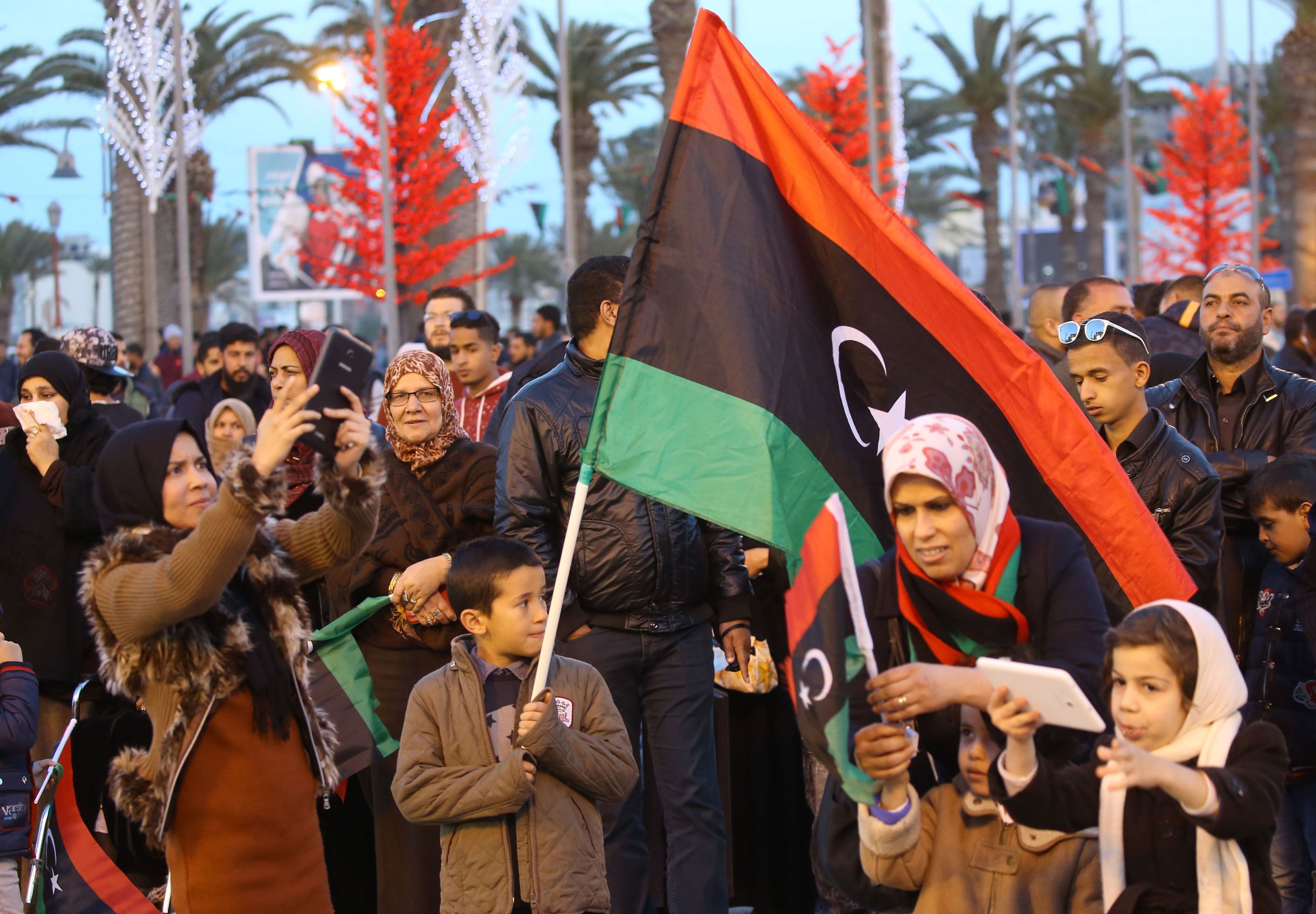 جانب من احتفالات ليبيا 