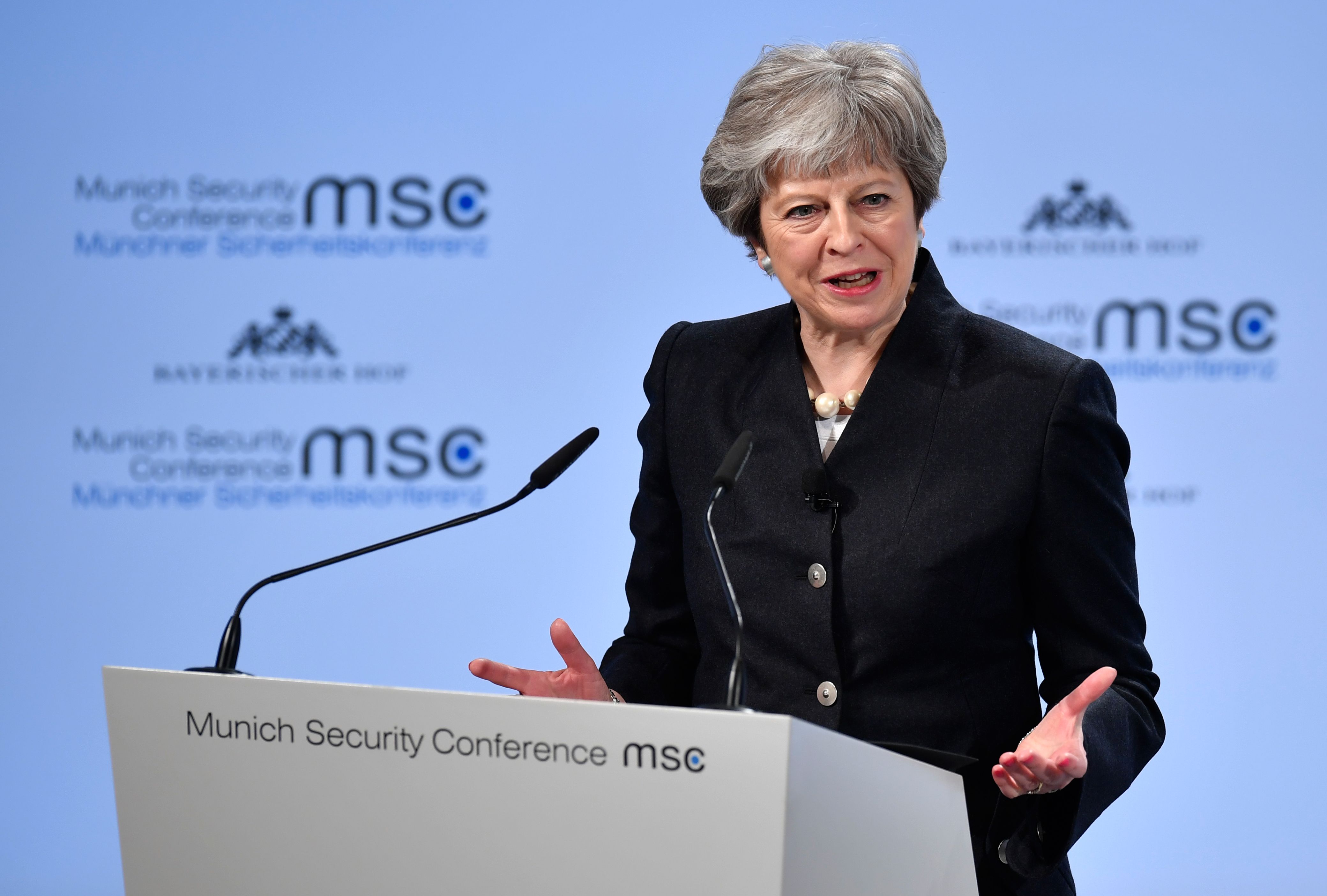 كلمة رئيسة الوزراء البريطانية تيريزا ماى خلال مؤتمر ميونيخ للأمن