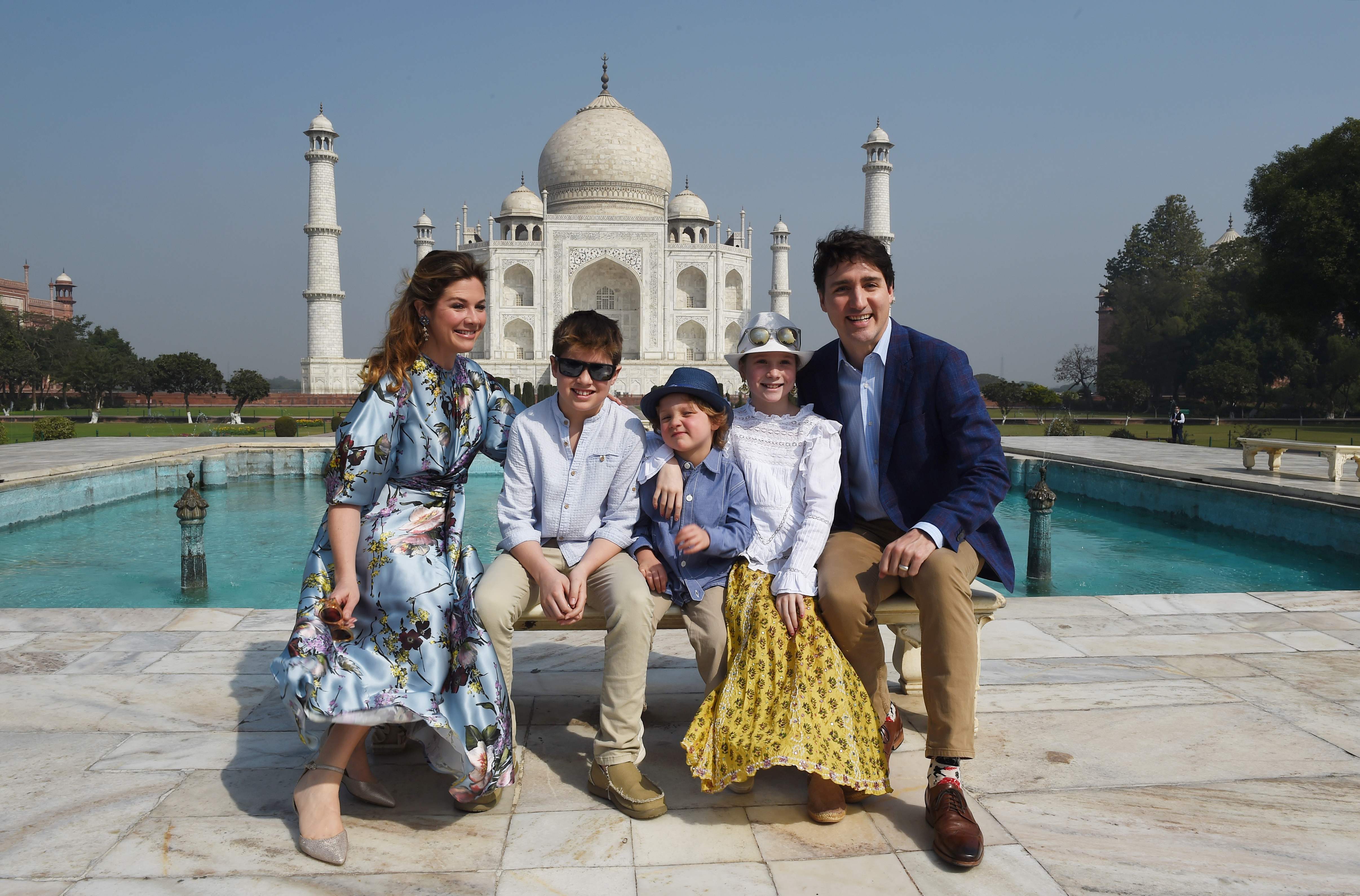 رئيس وزراء كندا خلال رحلته للهند