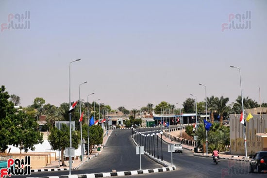 مدينة أبوسمبل السياحية تتزين قبل تعامد الشمس