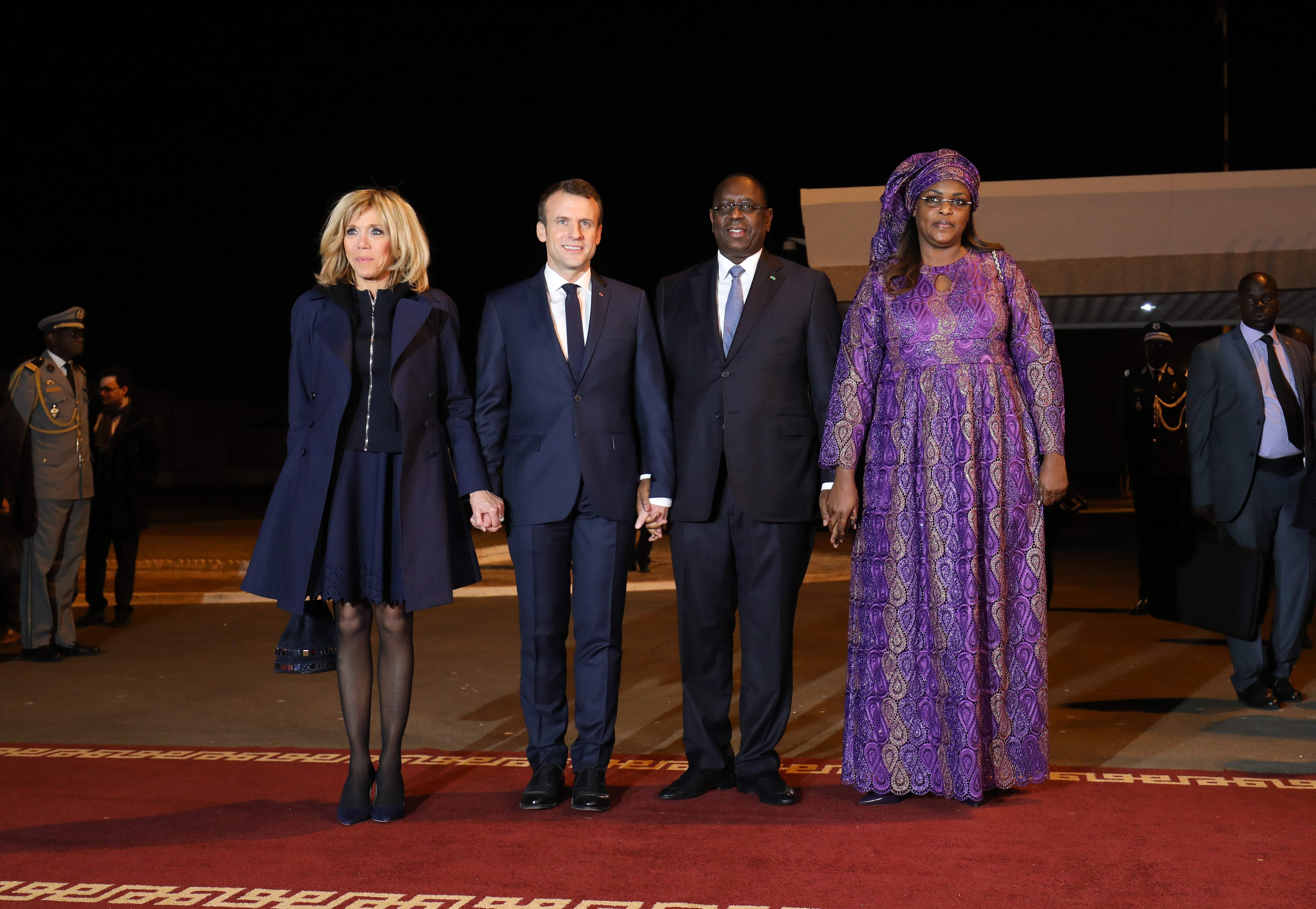 الرئيس الفرنسى ونظيره السنغالى