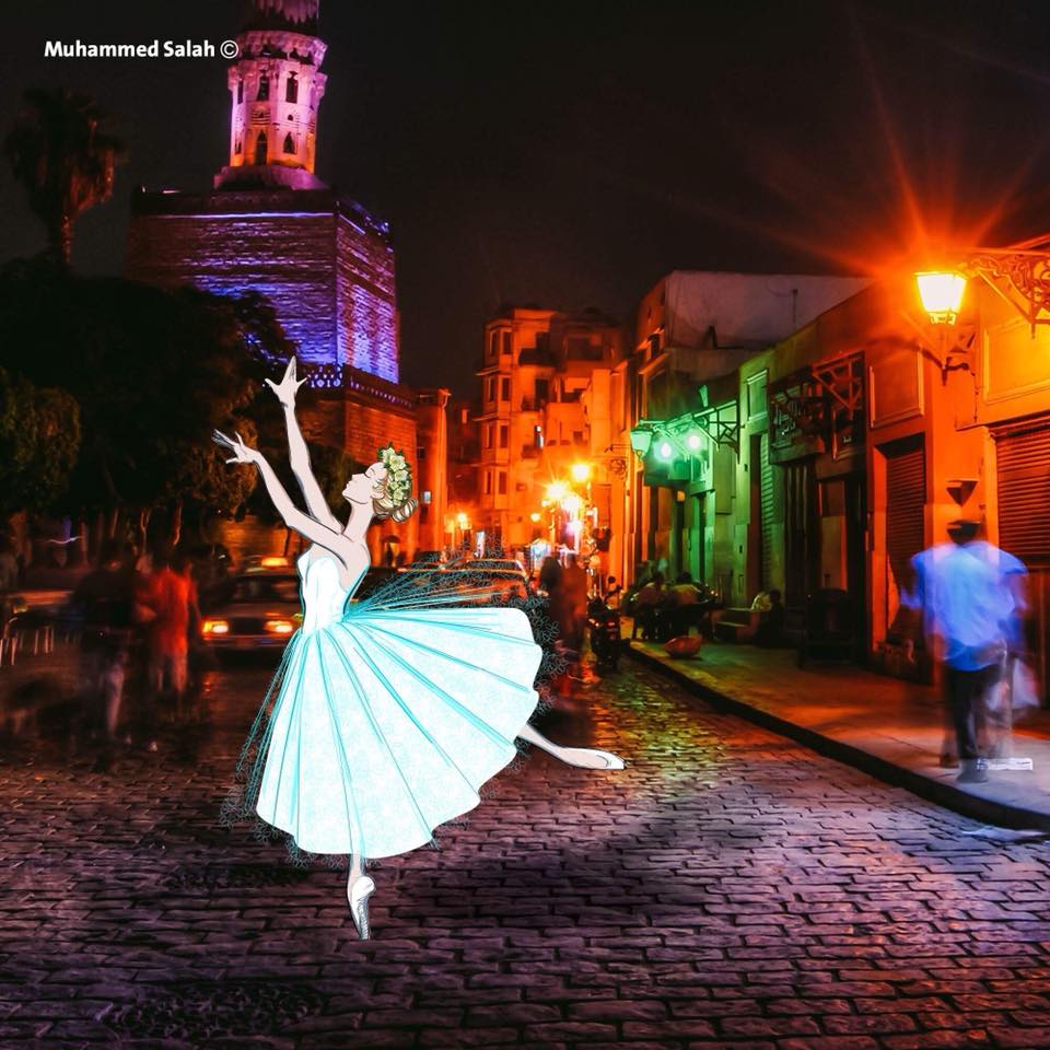 Ballerina in Muizz street