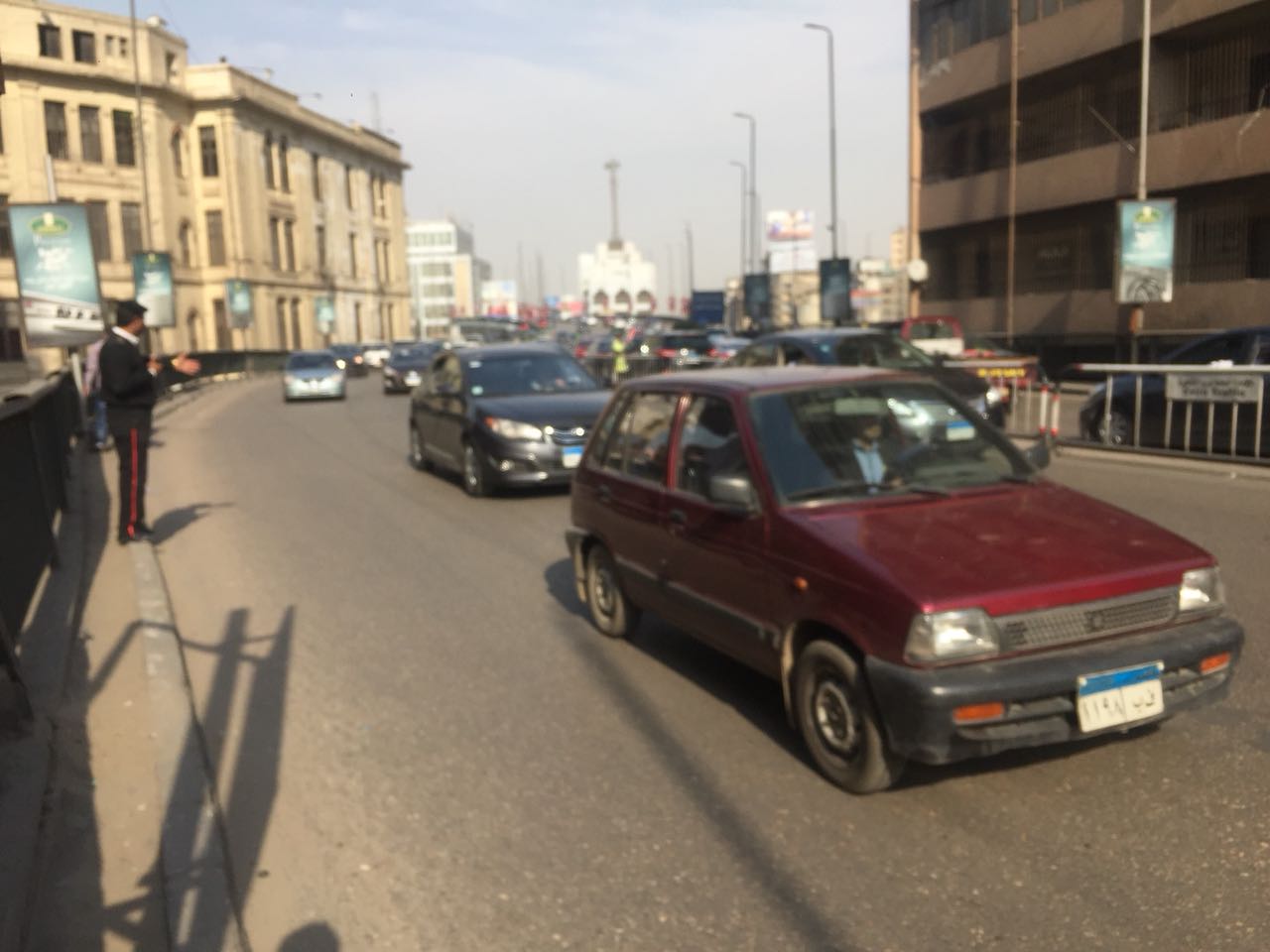 مدير امن القاهرة يتفقد الخدمات المرورية  (2)