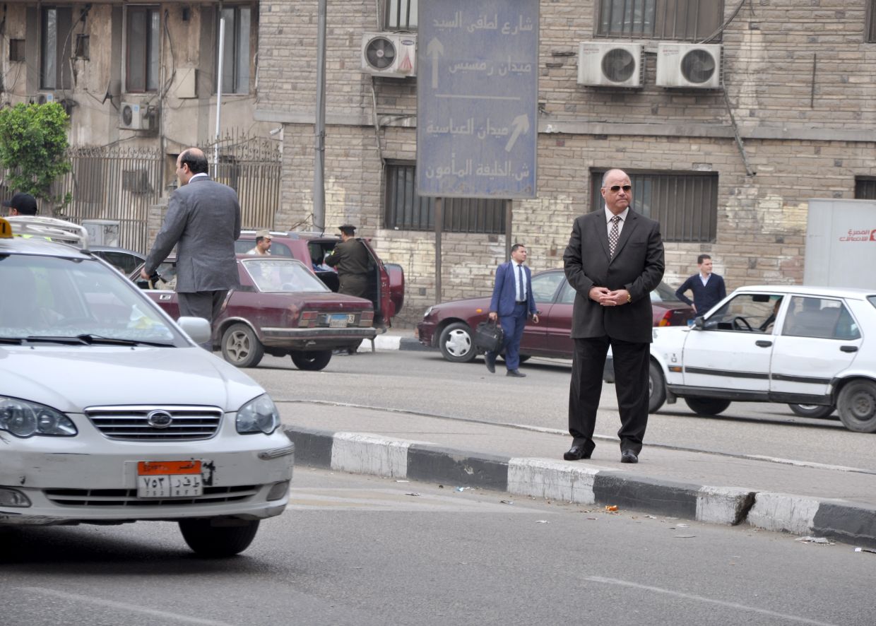 مدير امن القاهرة يتفقد الخدمات المرورية  (1)