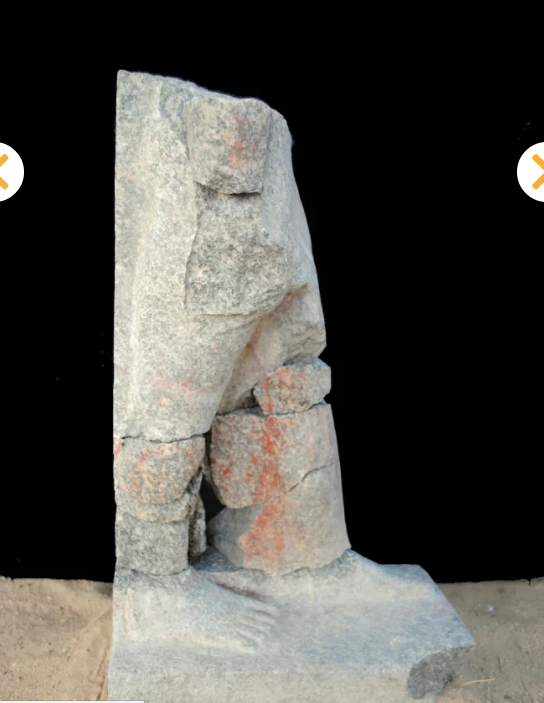 بقايا تمثال المصرى فى السودان  (4)