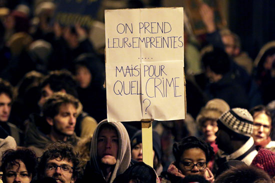 جانب من مظاهرات فى فرنسا