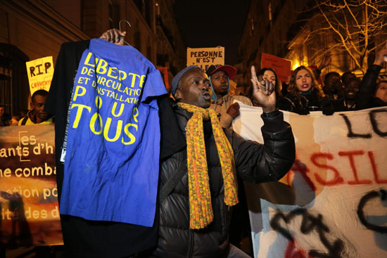 مظاهرات فى فرنسا