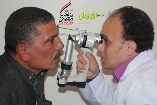 قوافل تحيا مصر والأورمان لعلاج أمراض العيون بالغربية (2)