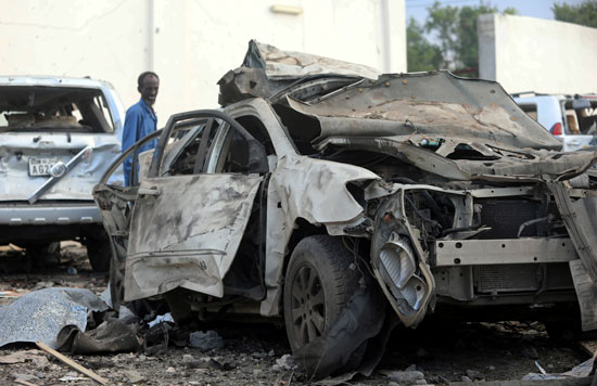 تفجير سيارتين ملغومتين فى مقديشو بالصومال