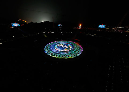   ختام مبهر للأولمبياد الشتوية بكوريا الجنوبية (2)