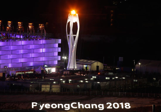   ختام مبهر للأولمبياد الشتوية بكوريا الجنوبية (8)