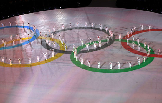   ختام مبهر للأولمبياد الشتوية بكوريا الجنوبية (13)
