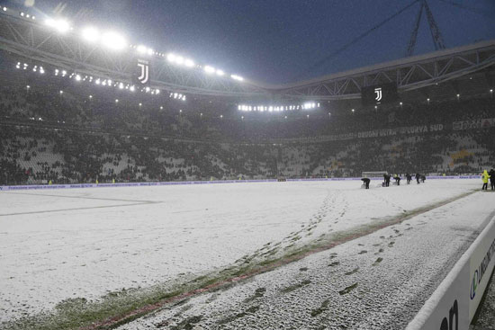 تأجيل مباراة يوفنتوس وأتالانتا بسبب الثلوج  (33)