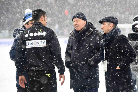 تأجيل مباراة يوفنتوس وأتالانتا بسبب الثلوج  (31)