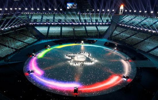   ختام مبهر للأولمبياد الشتوية بكوريا الجنوبية (33)