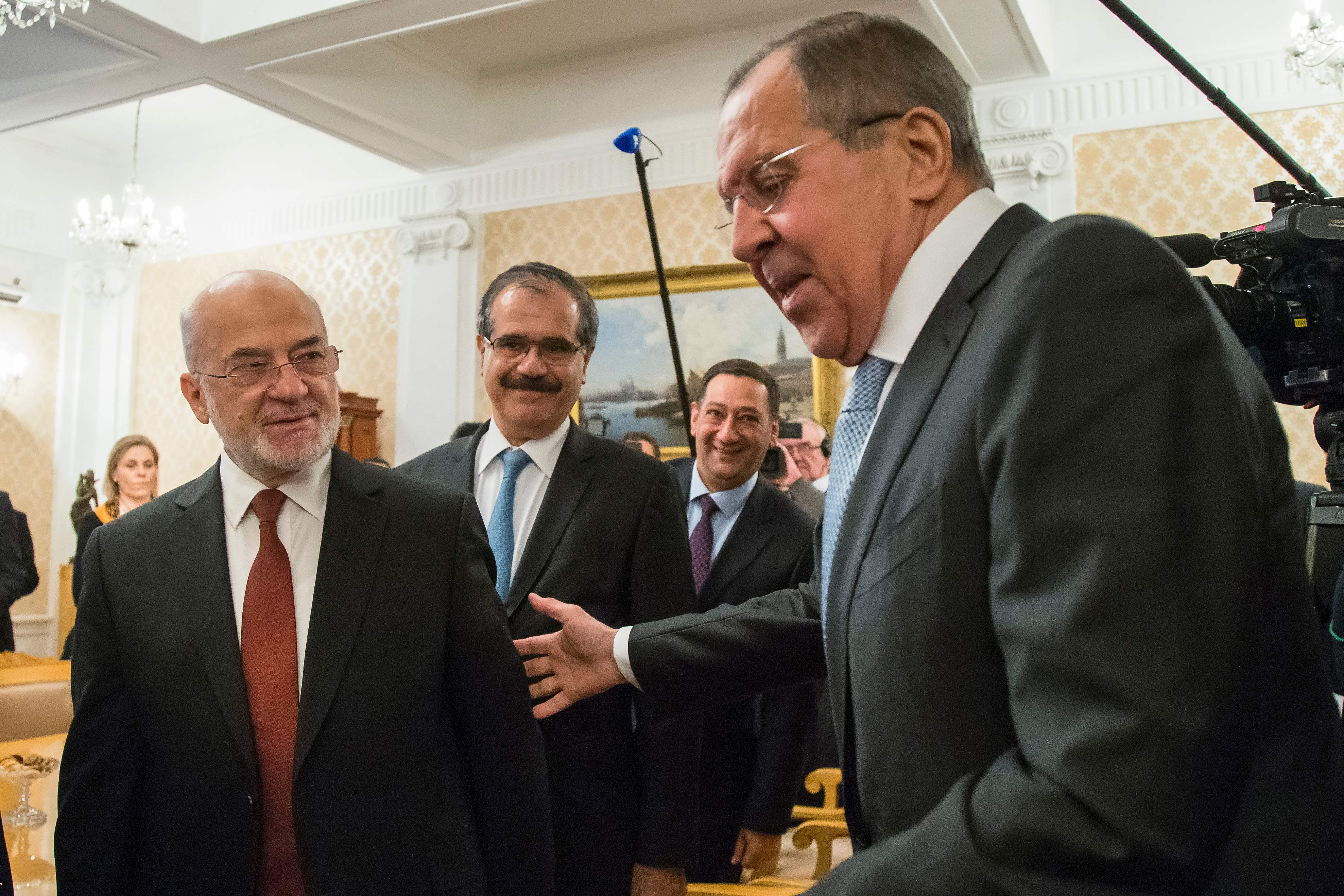 وزير الخارجية الروسى يستقبل نظيره العراقى