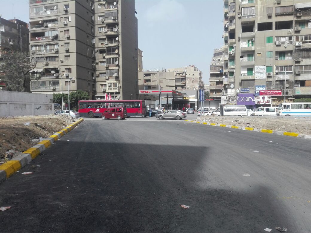 التعديل المرورى بشارع أحمد عرابى بالجيزة (1)