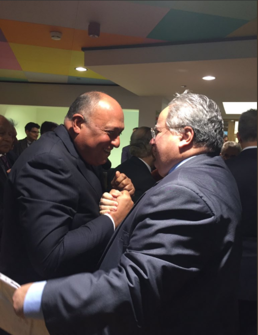 سامح شكرى ونظيره اليونانى