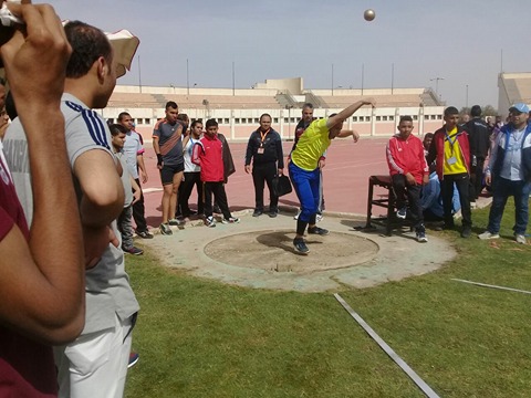 جامعة حلوان تفوز ببطولة ألعاب القوى  (1)