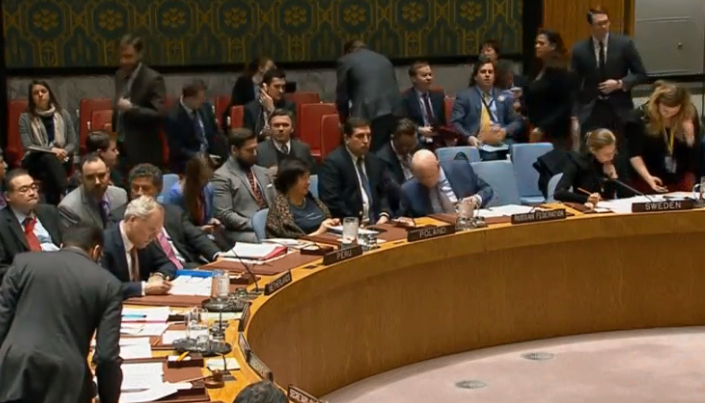 جلسة مجلس الأمن حول اليمن