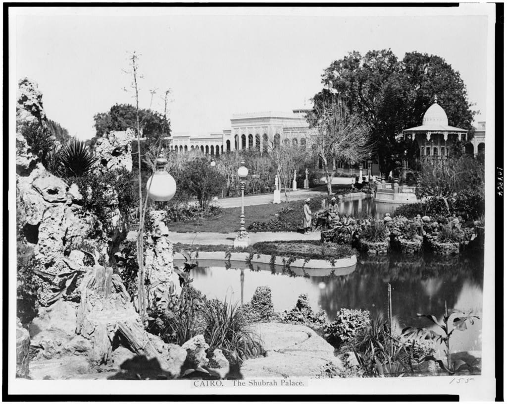قصر شبرا بمصر 1860