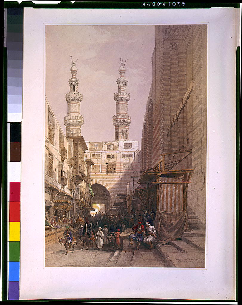 لوحه لبوابة المتولى تعود لعام 1846