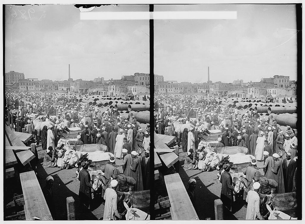 سوق الحمير عام 1900