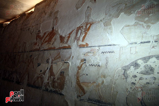 الاعلان عن اكتشاف مقبره السيده حتبت بمنطقه اهرامات الجيزه‎ (10)