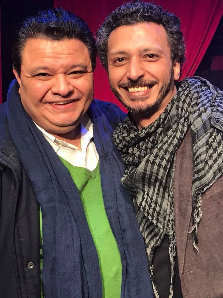 خالد جلال والمخرج مناضل عنتر