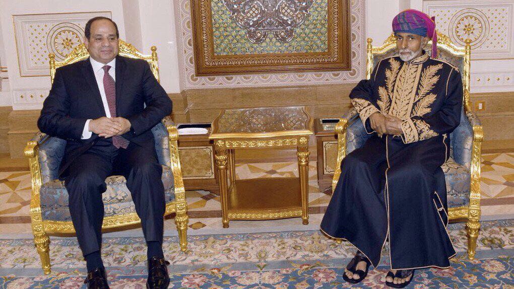 السلطان قابوس و الرئيس السيسي  (2)