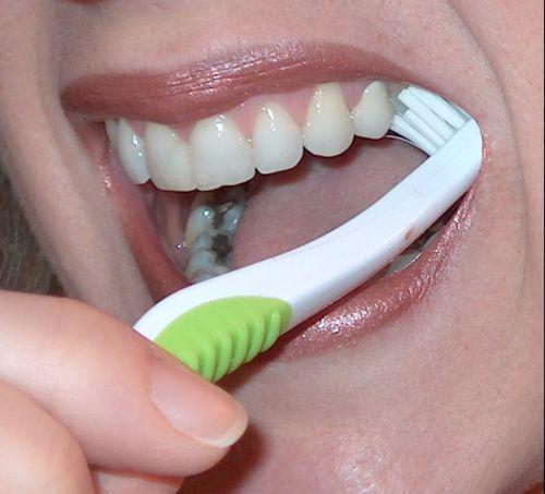 استخدام فرشاة الاسنان