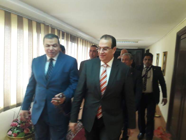 وصول وزير القوى العاملة لديوان عام محافظة الدقهلية  (2)