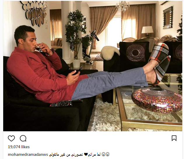 صورة محمد رمضان عبر انستجرام