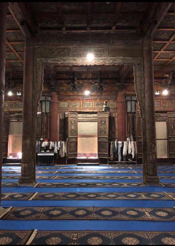 المسجد الصينى من الداخل