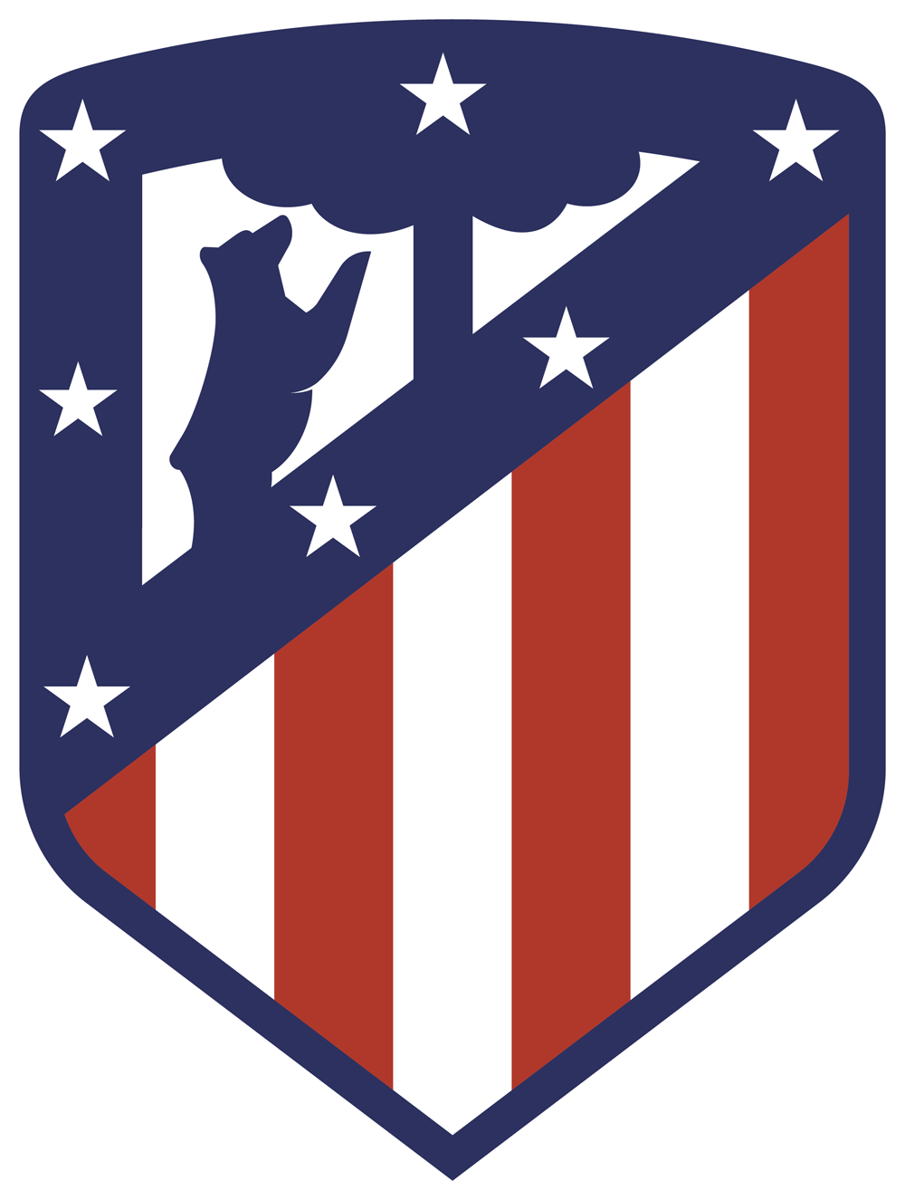 شعار نادى أتلتيكو مدريد الجديد