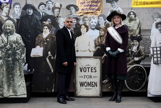 مئوية حصول المرأة البريطانية على حق التصويت (3)