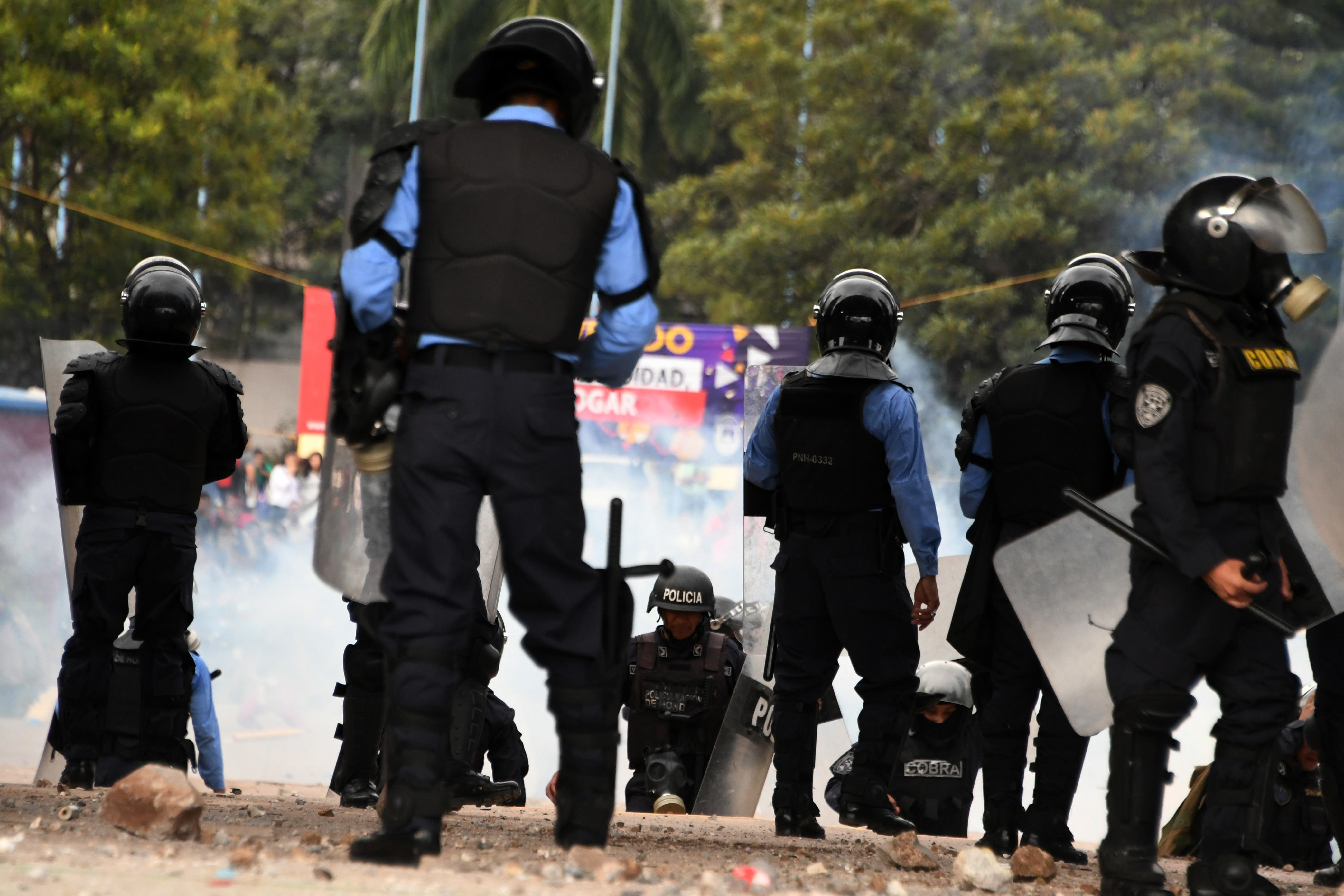 قوات الشرطة فى هندوراس