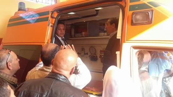 مدير عام إسعاف المنوفية يفتتح نقطة جديدة (2)