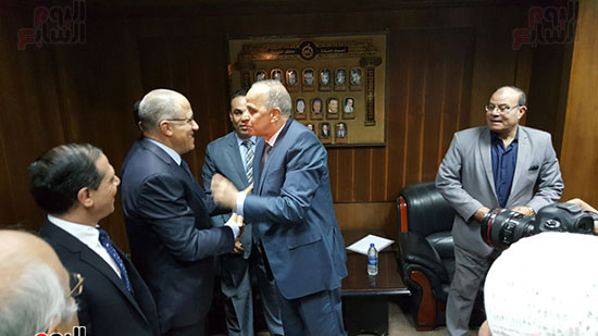 قيادات برلمانية وتنفيذية تصل مقر ائتلاف دعم مصر الجديد بشبرا الخيمة (10)