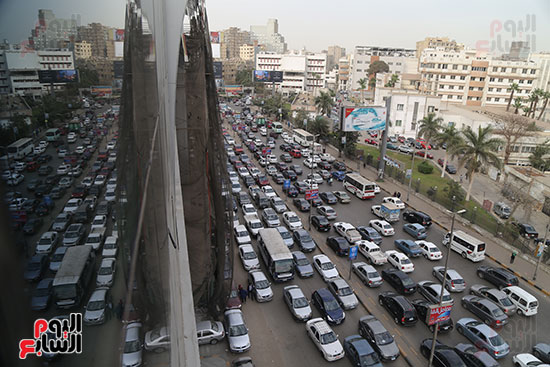 شلل مرروى بشوارع القاهرة والجيزة (5)