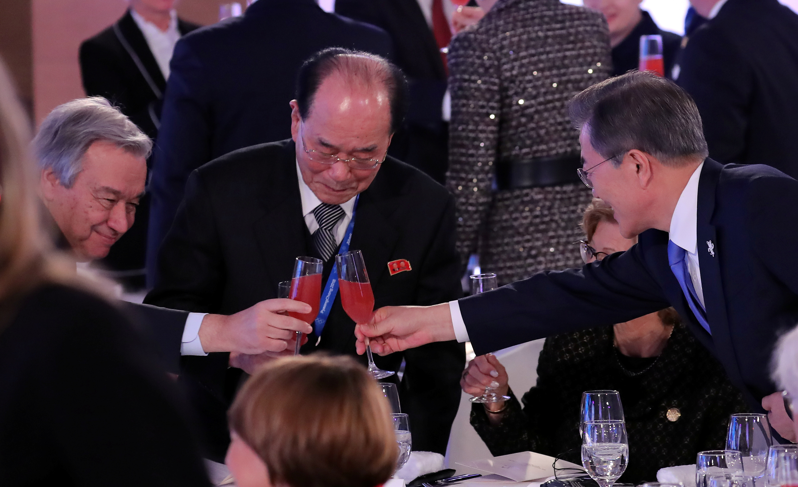الأمين العام للأمم المتحدة جوتيريس يحيى رئيس كوريا الجنوبية