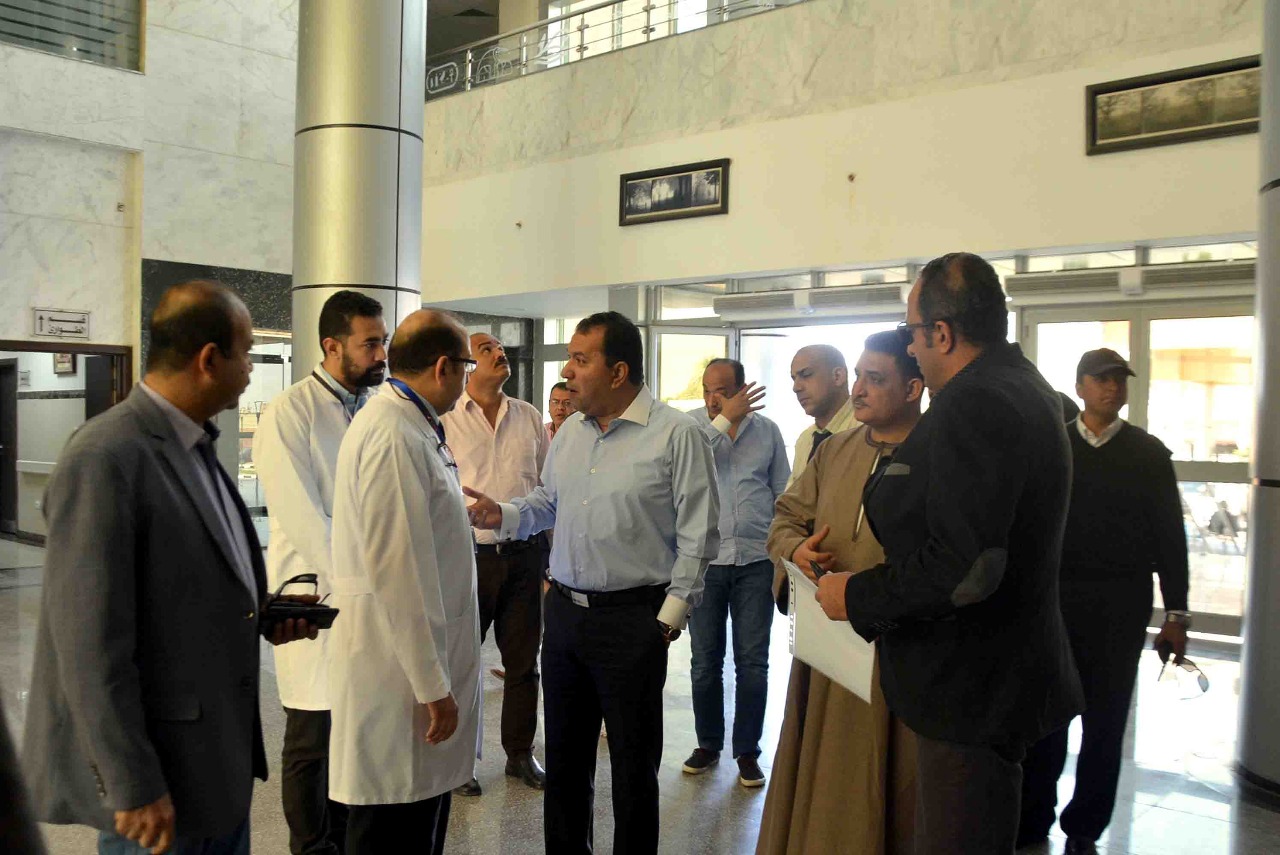 زيارة المحافظ لمستشفى ارمنت المركزي