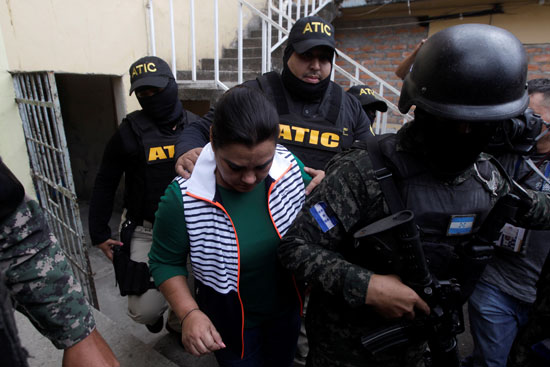 اعتقال-زوجة-رئيس-هندوراس-السابق-بتهمة-اختلاس-أموال