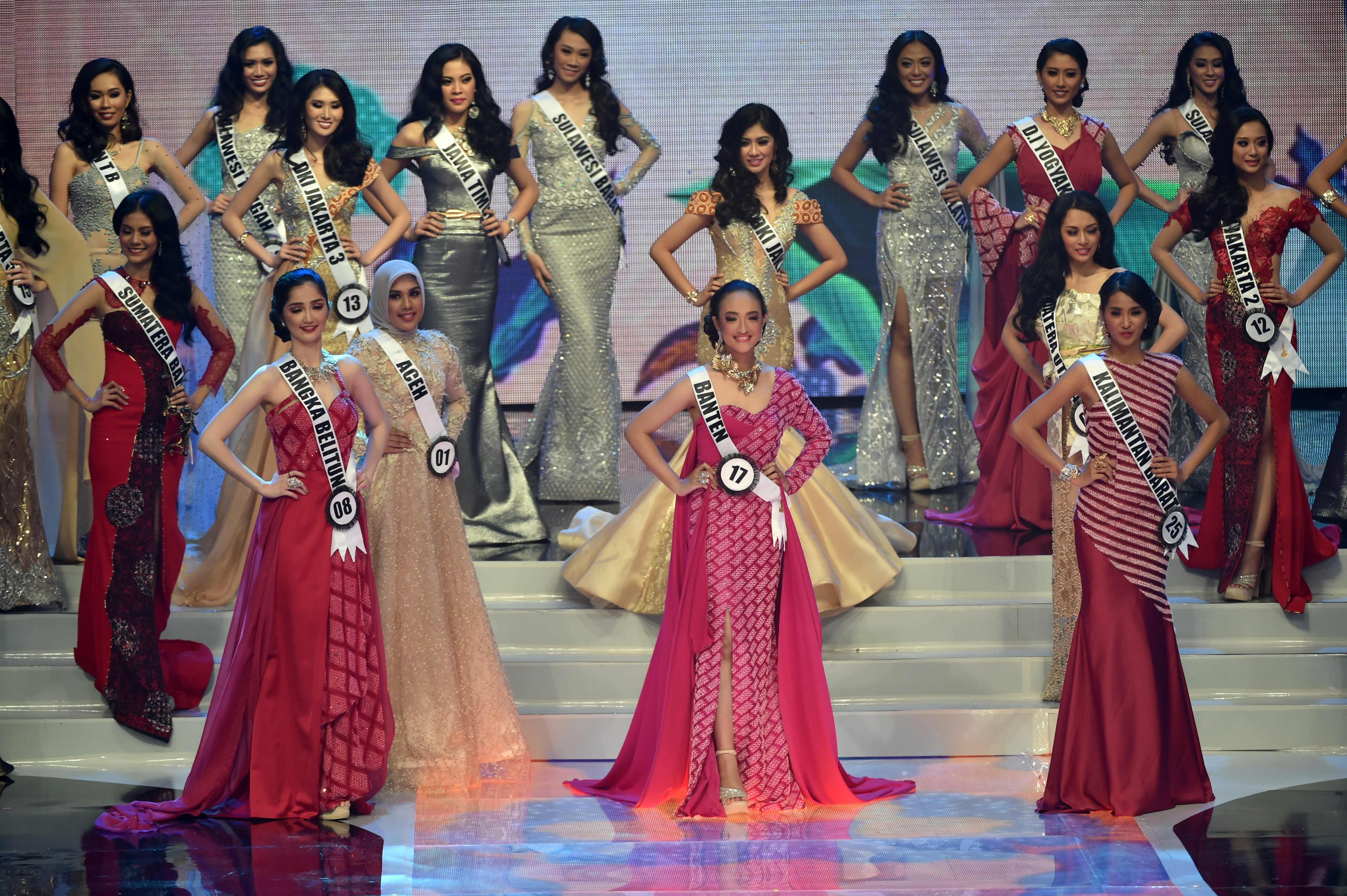 المشاركات فى نهائيات مسابقة ملكة جمال أندونيسيا 2018