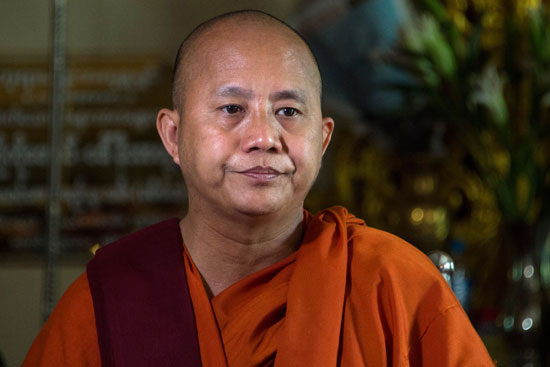 الراهب البوذى المتطرف بميانمار يستعد ليخطب فى الناس